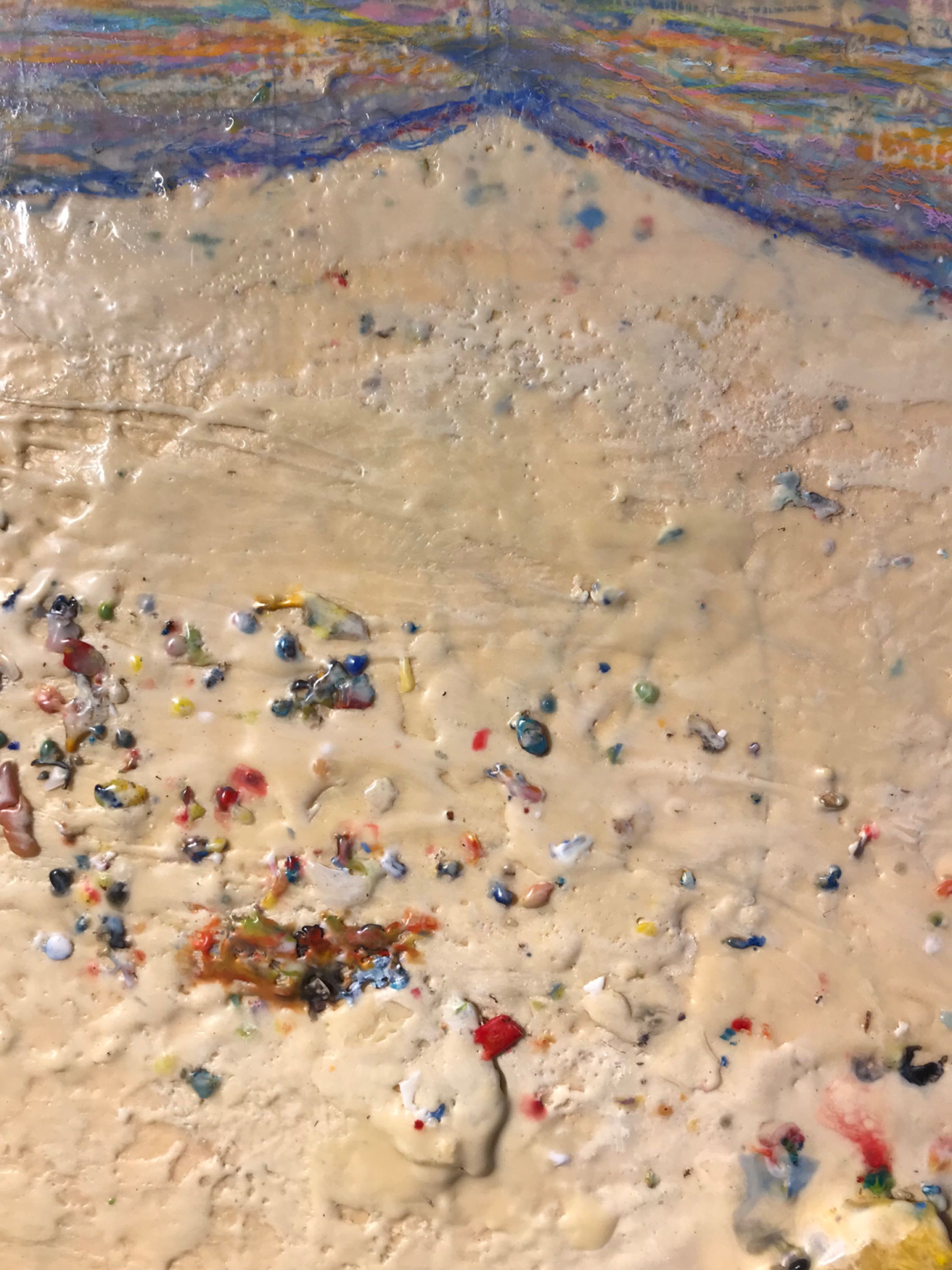 Circle in the Sand 3 (38x36 in, Encaustic Mixed Media ) © Andrew Csafordi, ANDARA Gallery (w).jpeg