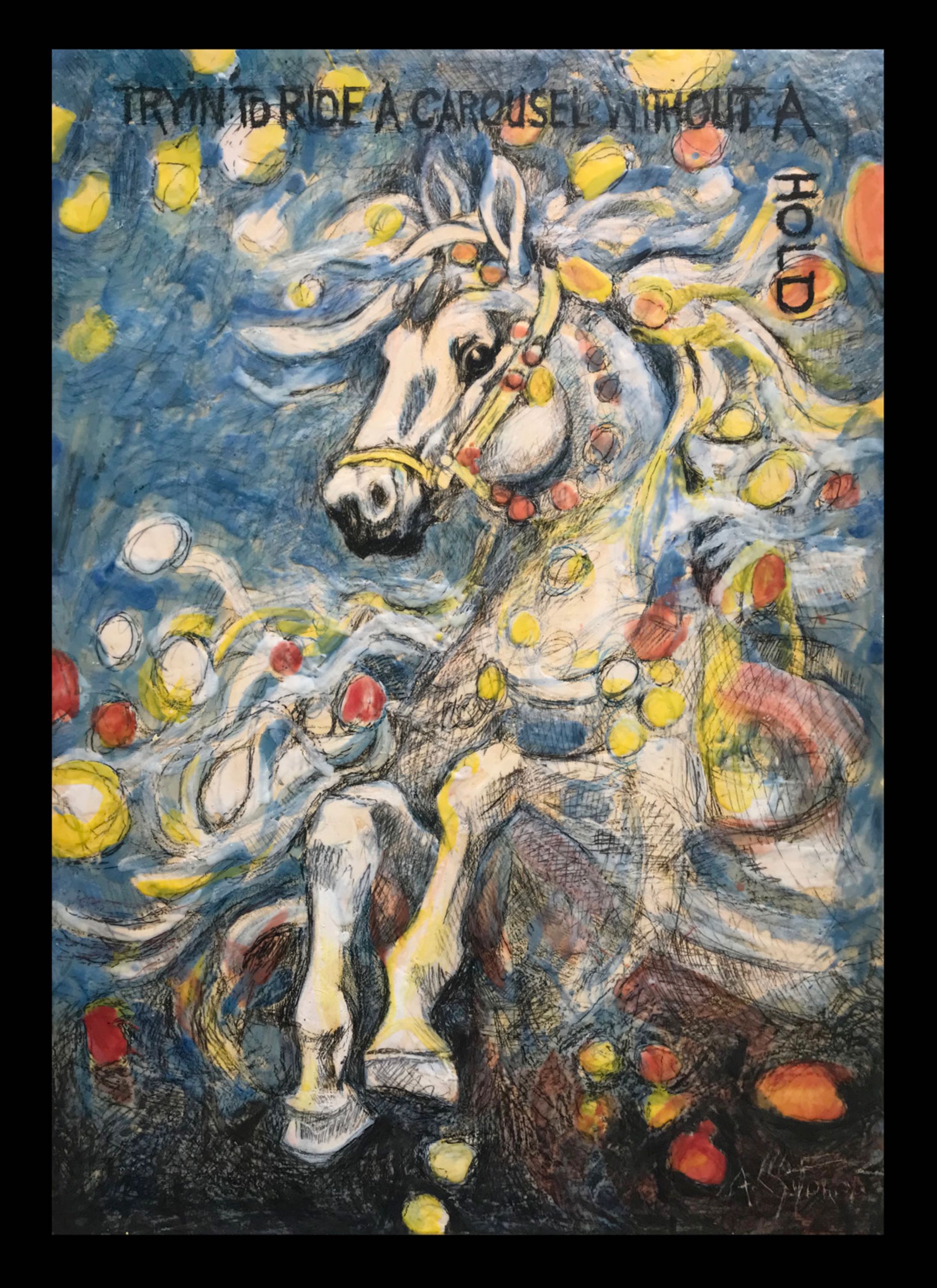 Carousel 1 (42x30 in, Encaustic Mixed Media ) © Andrew Csafordi, ANDARA Gallery (w).jpeg