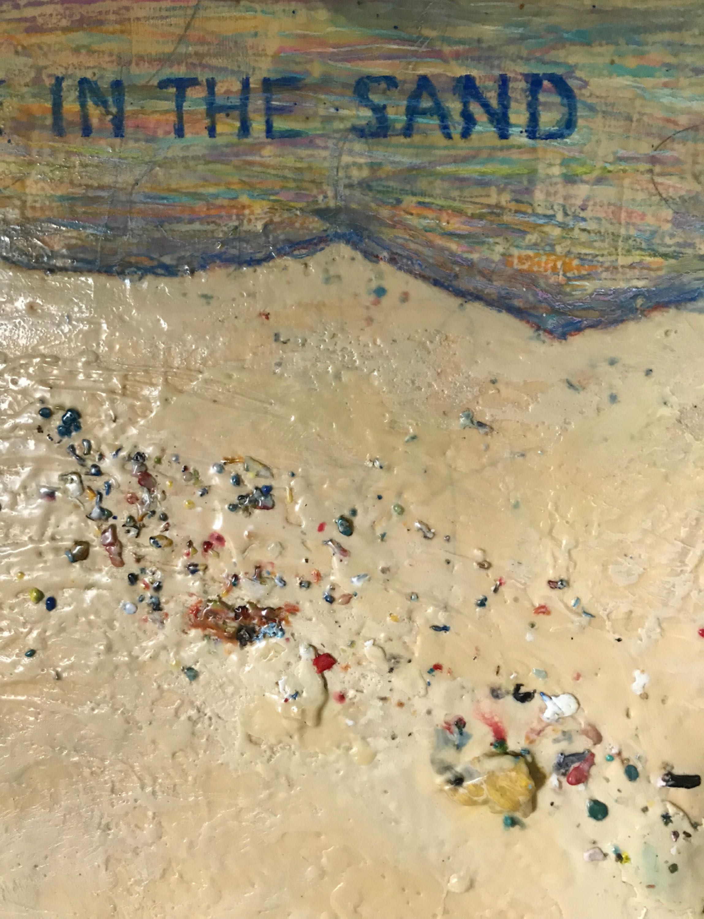 Circle in the Sand 2 (38x36 in, Encaustic Mixed Media ) © Andrew Csafordi, ANDARA Gallery (w).jpeg